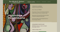 Desktop Screenshot of anagabrielaandriani.com.br