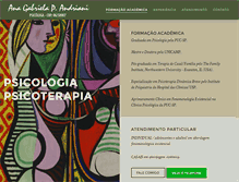 Tablet Screenshot of anagabrielaandriani.com.br